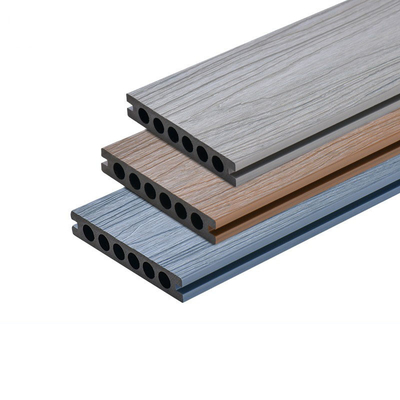kupować Wodoodporne zewnętrzne plastikowe deski drewniane 140x23mm WPC Panel zewnętrzny Decor Decking Materiał podłogowy produkcja internetowa