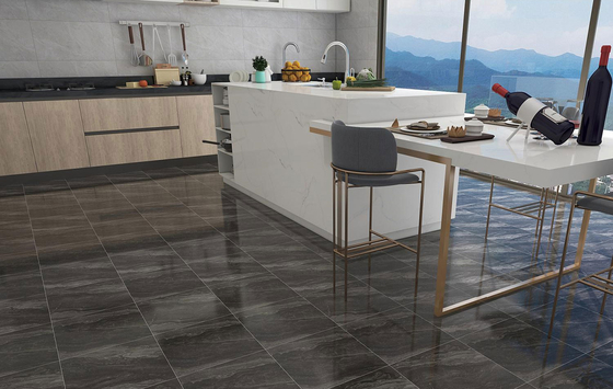 kupować Firebrick 400x400mm Ciemno szary Szklany Mat Ceramic Rustic Płytki do salonu i wewnętrznego podłogi Płytki ścienne do łazienki produkcja internetowa