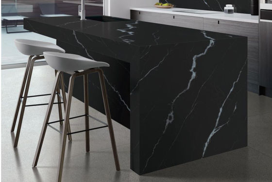 kupować Phantom Black Płyta z kamienia spiekanego 800x2600x12mm Matowa Powierzchnia produkcja internetowa