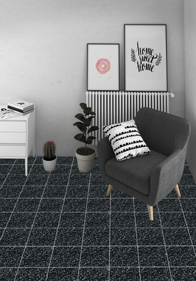 kupować Wytrzymałe czarne płytki ścienne o wymiarach 250x250 mm do salonu i W.A 6% podłogi Ceramic Rustic Tile do dekoracji produkcja internetowa