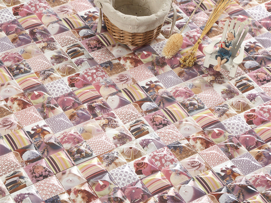 kupować Różowa płytka ceramiczna 300x300 mm do podłogi wewnętrznej produkcja internetowa