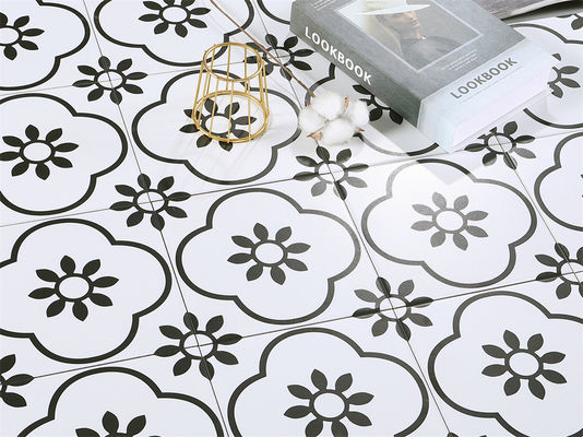 kupować 20x20cm Czarno-białe ceramiczne płytki wiejskie ściany podłogowe w pomieszczeniach AAA produkcja internetowa