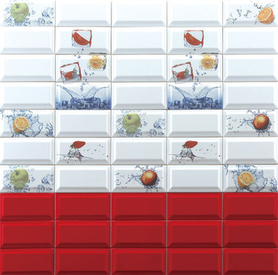 kupować Białe płytki do wnętrza 75x152mm produkcja internetowa