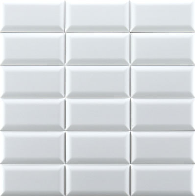kupować Białe błyszczące ceramiczne płytki ścienne 75x152mm do kuchni i łazienki produkcja internetowa