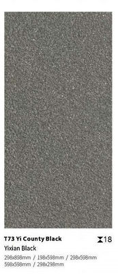 kupować Czarny szaro 600x1200x18 mm Płytka porcelanowa do wystroju zewnętrznego produkcja internetowa