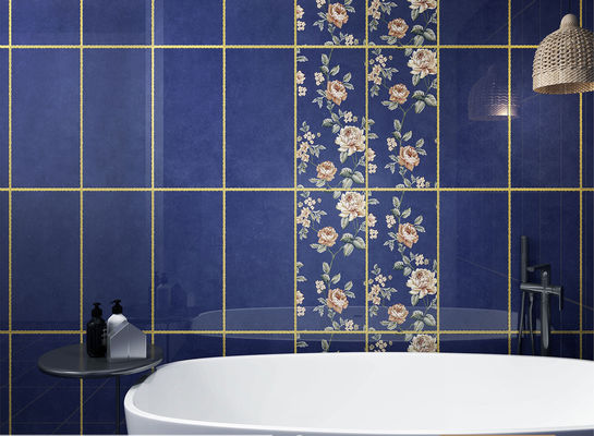 kupować Płytki ścienne z ceramiki pokryte złotem 300x600 mm produkcja internetowa