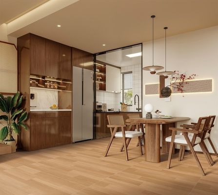 kupować Płytki Porcelanowe Drewnopodobne Klasy AAA 60x120cm Antypoślizgowe Płytki Podłogowe Do Wnętrz produkcja internetowa