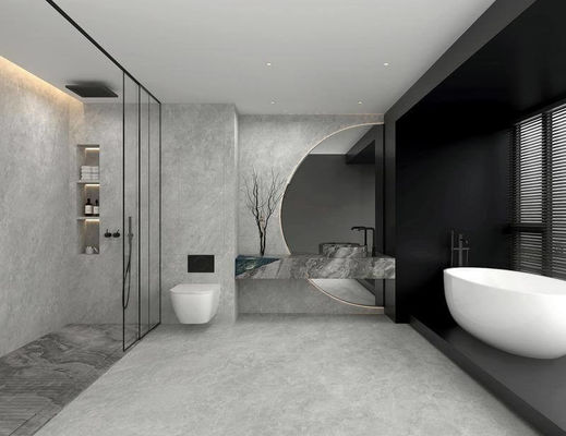 kupować Płytka porcelanowa szara, miękko glazurowana 1200x1200mm do łazienki produkcja internetowa