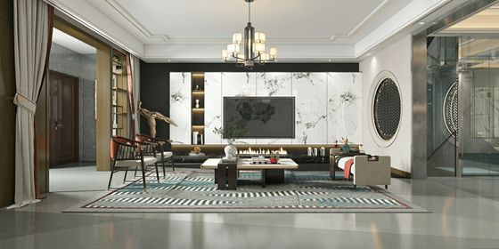 kupować Biała polerowana, szkliwiona płytka porcelanowa 900x1800x9mm, do wnętrz, na podłogi i ściany produkcja internetowa