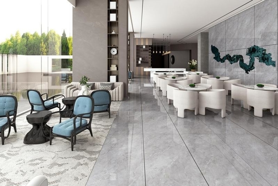 kupować Szary niepoślizgowy polerowany porcelan szklany płytki podłogowe i płytki ścienne do salonu i jadalni 900x1800x9mm Marmurowy wygląd produkcja internetowa