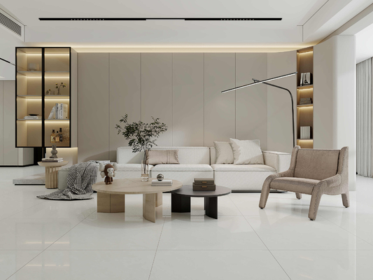 kupować Świeżo-szara podłoga w pomieszczeniach 800x800 mm płytki porcelanowe szklane do budowy produkcja internetowa