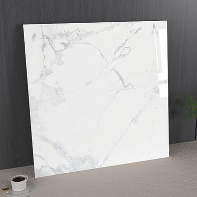 kupować Carrara Wear-Resistant And Modern Inside Floor 1000x1000mm Glazed Polished Porcelain Tile For Office Decoration produkcja internetowa