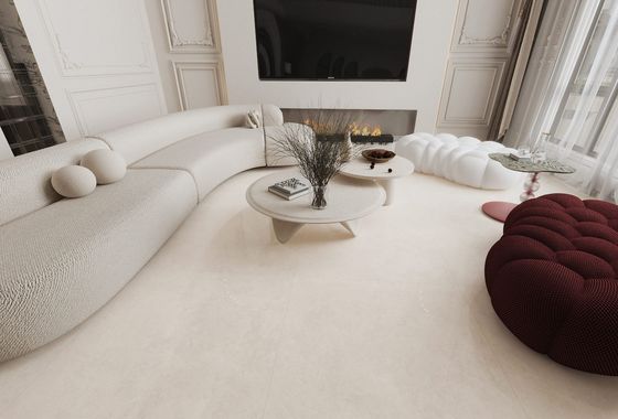 kupować Beżowe płytki antypoślizgowe przyjazne dla środowiska 1000x1000 mm podłogi w pomieszczeniach wewnętrznych Polerowane szklankowane płytki porcelanowe do przebudowy i restauracji produkcja internetowa