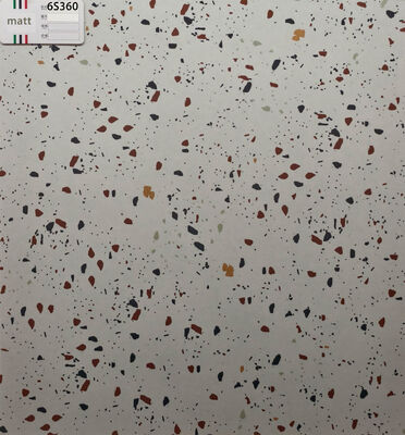 kupować Wspaniałe beżowe płytki podłogowe z ceramiki terrazzo 600x600 mm do salonu i sypialni produkcja internetowa