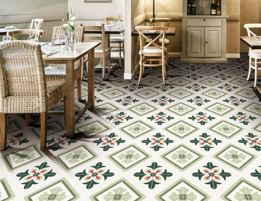 kupować KLASA AAA Marokańskie dekoracyjne płytki porcelanowe do wnętrz 20x20cm ceramiczne matowe wykończenie produkcja internetowa