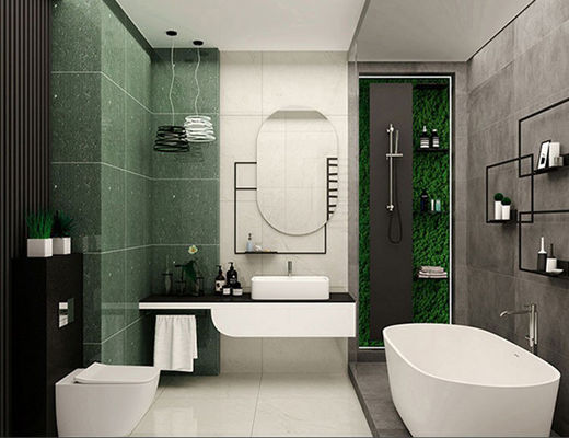 kupować 600x600mm Zielony melon błyszczący płytki podłogowe z porcelany produkcja internetowa