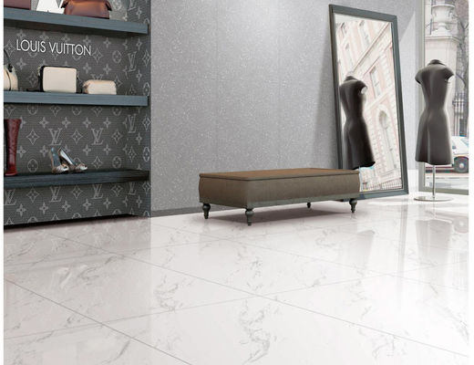 kupować Grubość 9,8 mm 600 x 600 mm Płytki porcelanowe całego ciała Podłoga Carrara Biały matowy marmur produkcja internetowa