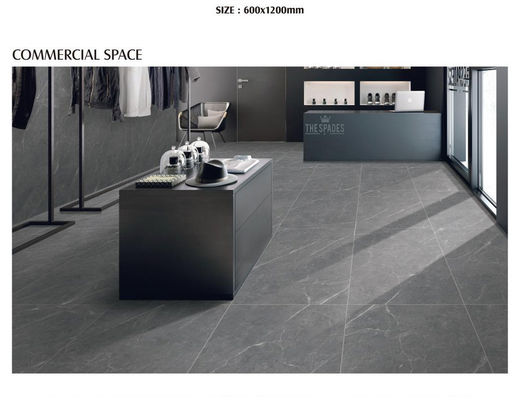 kupować Płytki porcelanowe szare, pełnokolorowe 600x1200mm, wykończenie matowe produkcja internetowa