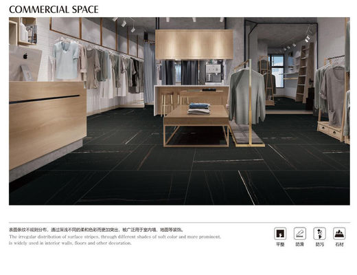 kupować Płytka porcelanowa 600x600mm Czarny Nadruk 3D Inkjet Glazurowana Podłoga Ściana produkcja internetowa