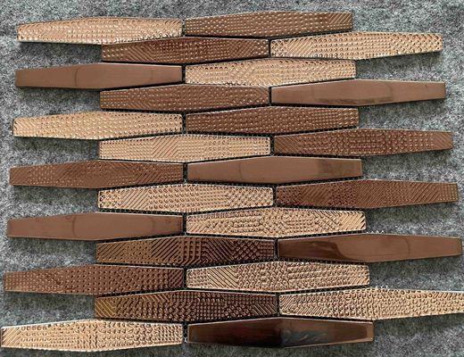 kupować Płytki mozaikowe ze szkła ze szkła metalowego 300x300 mm do basenów produkcja internetowa
