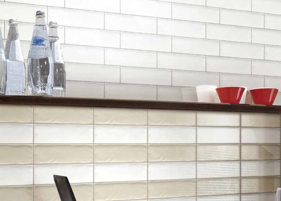 kupować Nowoczesny 3D Inkjet Glossy Ceramic Wall Tile 75x300mm odporny na kwasy produkcja internetowa