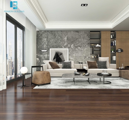 kupować AAA Red Wooden LVT SPC Flooring Inside Vinly Floor Tiles produkcja internetowa