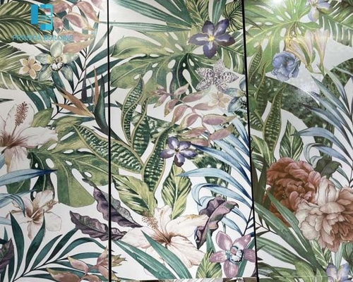 kupować 60x120cm Kwiatowe złote płytki podłogowe Dekorowanie sypialni Płytki porcelanowe produkcja internetowa