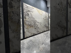 900x1800x9mm Polerowane płytki szklane niepoślizgowe płytki żółte jasne do salonu