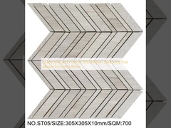 Mozaika basenowa klasy AAA i Firebrick 305x305mm