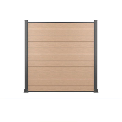 Villa Fence Dziedziniec Drewniany panel z tworzywa sztucznego Ciemnoszary do ogrodu Balkon Taras Partycja 170x24mm