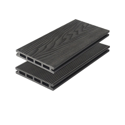 Deski tarasowe WPC z głębokim wytłoczeniem 3D 145x22mm Szary ogród inżynieryjny
