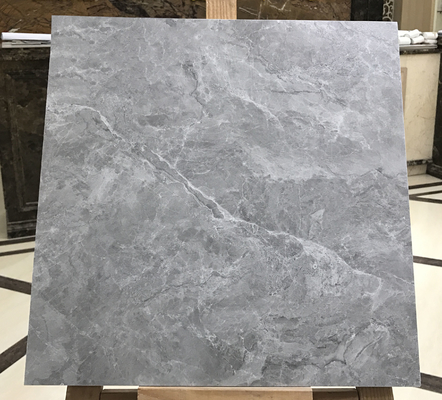 Maty Szary Szklany 400x400mm Wnętrze Ceramic Rustic Płytki odporne na kwasy i marmurowy wygląd płytki do budowy