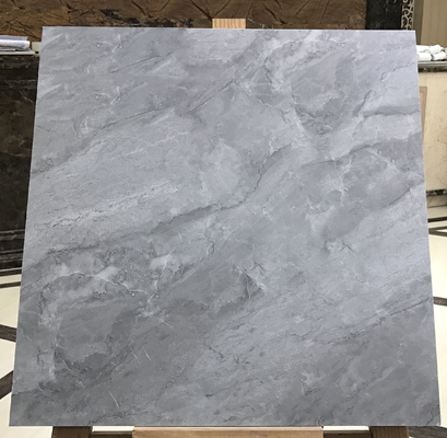 Bezpoślizgowe ceramiczne płytki rusticzne do salonu 400x400mm Szklane płytki podłogowe w pomieszczeniach wewnętrznych w kolorze szarym