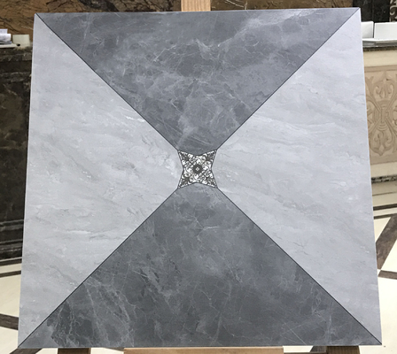 Szary 400x400 mm ceramiczne płytki rustic do podłogi i ściany w pomieszczeniach