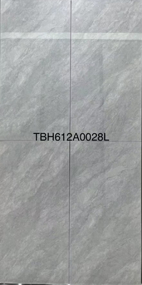 Carrara Ceramic Pocerlain Płytki Polerowane Szklane Błyskotliwe Szare Podłogi ściany Biuro 600x1200mm