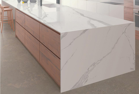 Firebrick 80x260cm Sinkrowane płyty kamienne Chmura Białe tło ściana Kuchnia Stolik Mat 12mm