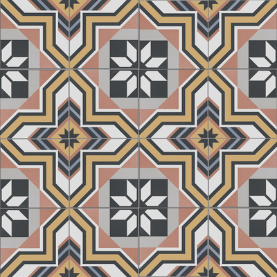 Płytki antybakteryjne 25x25cm W.A 6% Żółte I Różowe Płytki Ceramiczne Rustykalne Do Łazienki I Dekoracyjne Płytki Podłogowe Do Kuchni