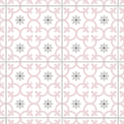 Wytrzymałe ceramiczne płytki z kwiatów różowych o wymiarach 250x250 mm i płytki ścienne antypoślizgowe do kuchni i łazienki