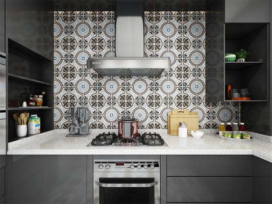 Płytki ceramiczne antybakteryjne do kuchni i niepoślizgowe płytki ścienne 200x200 mm do łazienki