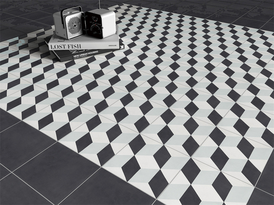 Odporne na zarysowania płytki ścienne i podłogowe o wymiarach 200x200 mm do salonu i płytki ceramiczne bezpoślizgowe do projektu