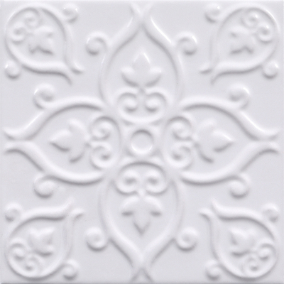 Biała ceramiczna płytka rustykalna 200x200mm antybakteryjna na ścianę i podłogę