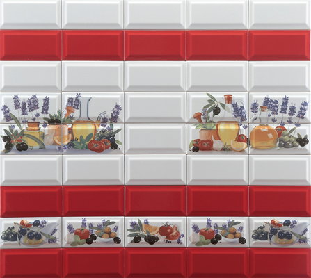 Białe, błyszczące płytki ceramiczne typu subway do ścian 75x152mm 150x305mm