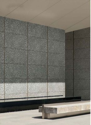 Szary lychee Bush-Hammered Finish Matt Wall Porcelana dla centrum handlowego 600x1200mm