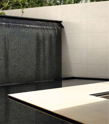 Czarny 600x1200mm półpolerowany wykończenie Mated ściany zasłony płytki porcelanowe dla tarasu i projektu