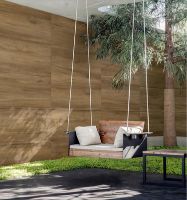 Ciemno brązowe drewno ziarno matowe Antykowy wykończenie kuratynowe ściany płytki porcelanowe do salonu 600x1200mm