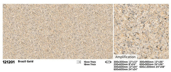 Odporny na zużycie 600x600x15 mm Żółty płytki podłogowe do podwórka
