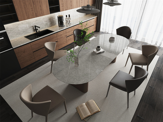 Szary 1420x2700mm Sinkrowane płyty kamienne do mieszkania i sypialni