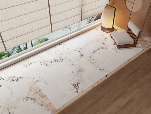 Polerowana żółta płyta z kamienia spiekanego 1600x3200mm do wnętrz