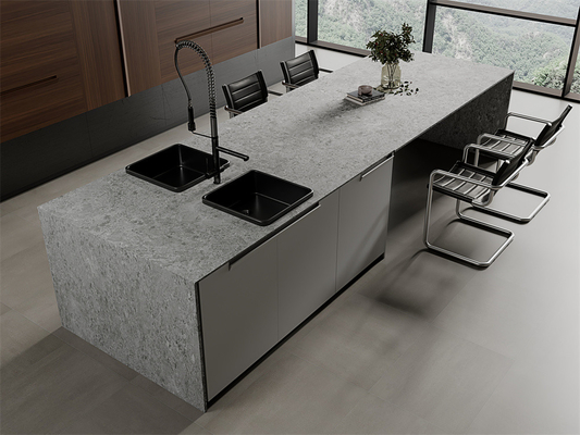 Świeżo-szary 1600x3200mm Mat Sinkrowany płytka kamienia