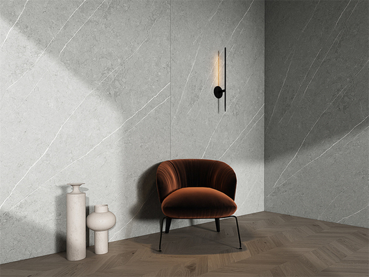 Szary Mat 1600x3200mm Antybakteryjny Podłoga zewnętrzna Porcelana Sinkrowane płyty kamienne i porcelanowe płyty kamienne do prysznica
